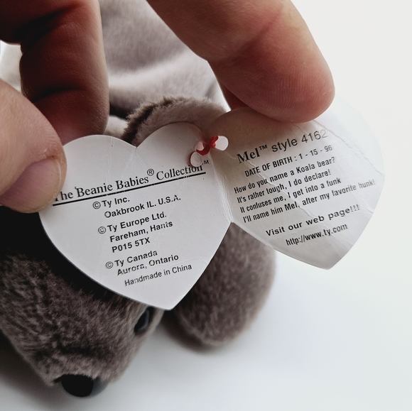 TY | 1996 90s Beanie Baby Mel koala collectible toy - Picture 5 of 9